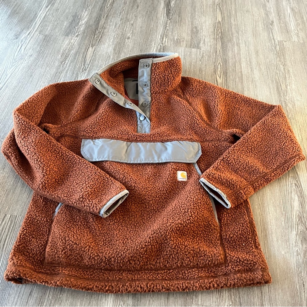 Carhartt Women's Small Sherpa Quarter-snap Sweater